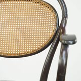 Very charming, elegant, vintage bentwood design bistro chair with comfortable armrests