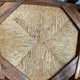 Ensemble de 6 chaises paillées vintage