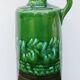 Bottle, vintage soliflore in enamelled terracotta