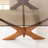 Table basse condor en teck par fredrik schriever-abeln