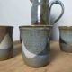 Orangeade service - glazed earthenware
