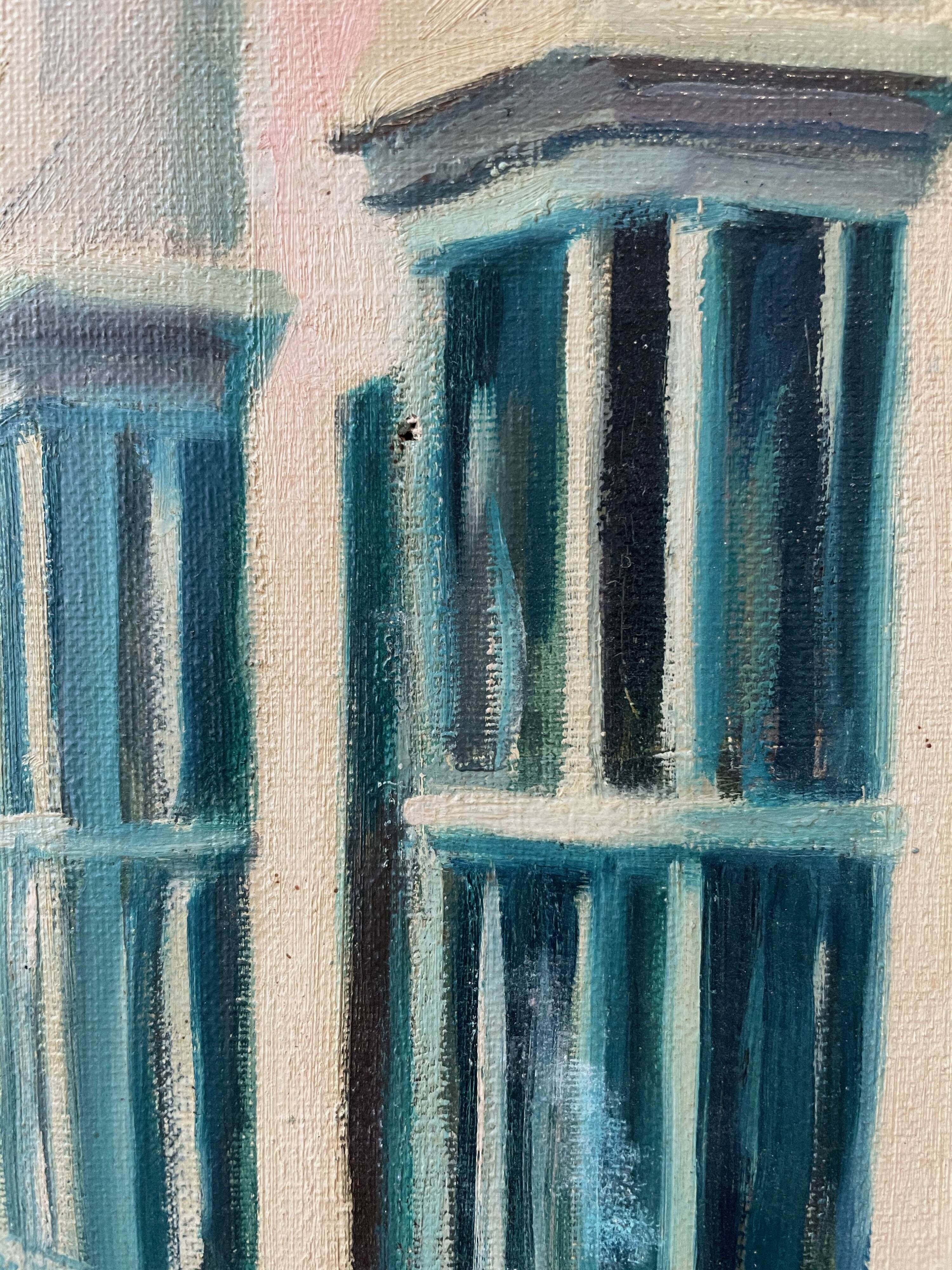 Canvas oil landscape alley 60x80cm