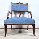 Small Rosewood Armchair, Restoration Period – Early 19th Century