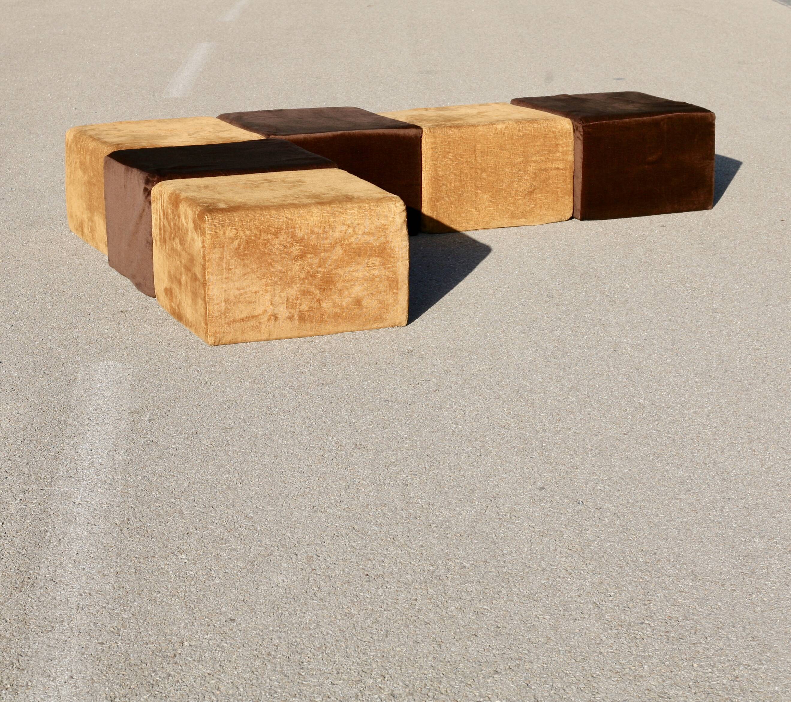 Minimalist sofa, 1970s, modular.