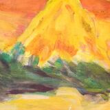 Oil on canvas landscape of Provence