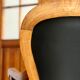 Fauteuil bois et cuir