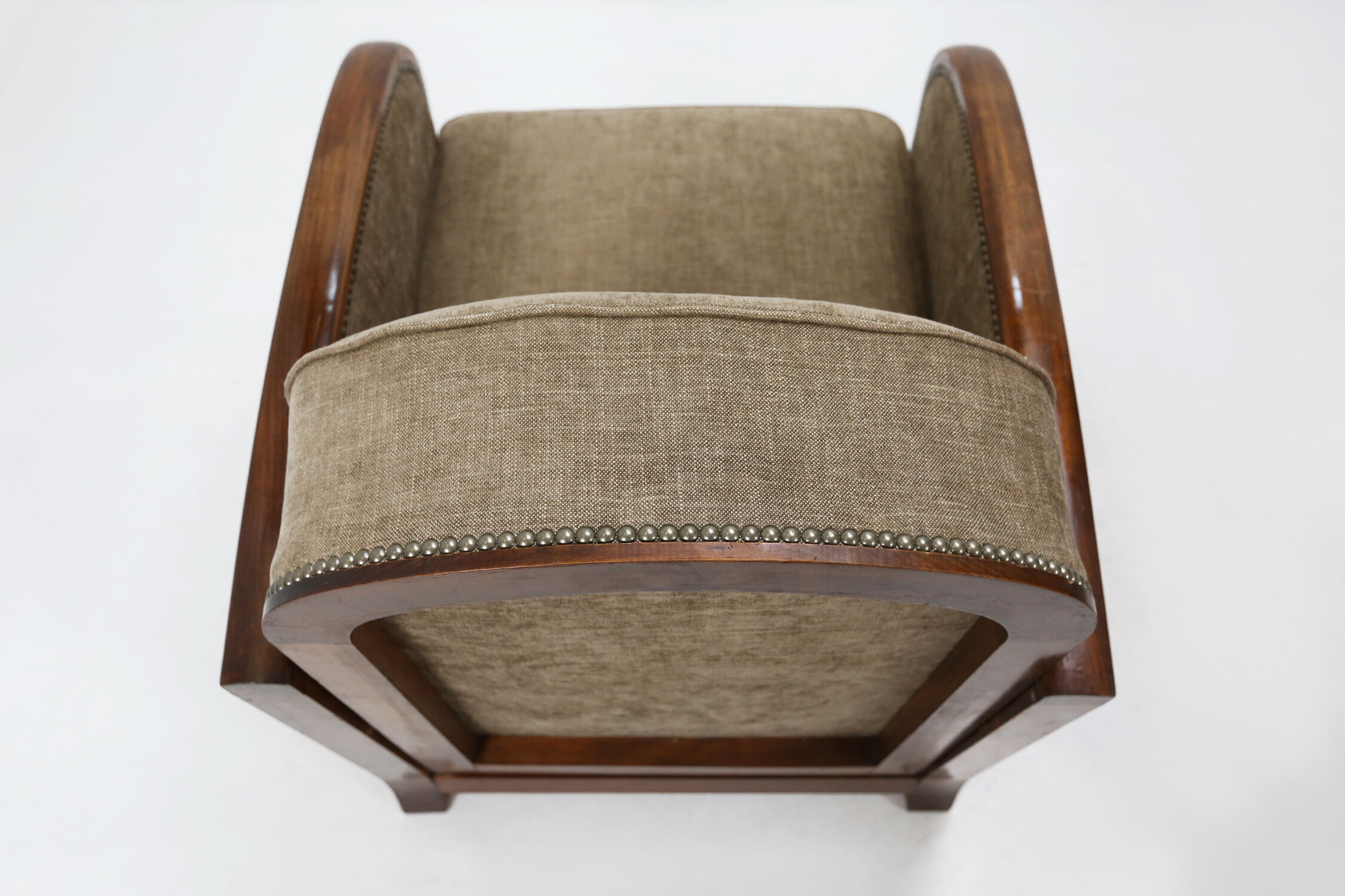 Set of two art deco armchairs