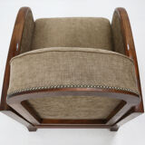 Set of two art deco armchairs