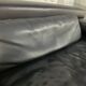 Jori designer sofa in brown leather 3 seats