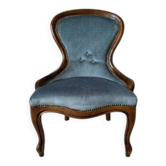 Louis XV style cabriolet armchair