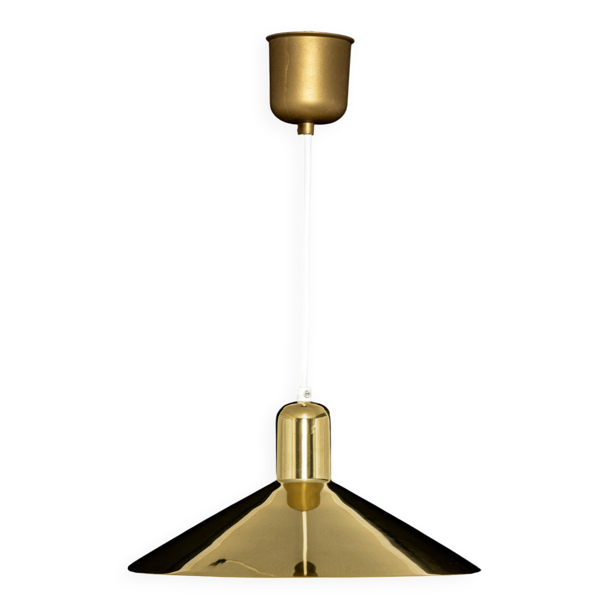 Small brass pendant lamp by Florian Schulz, Germany