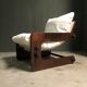 1980's Brazilian sling lounge chair.