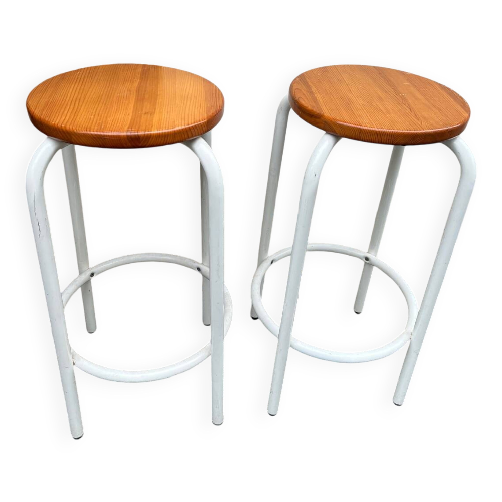 Designer metal stool