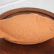 Vintage fish-shaped terracotta dish, zoomorphic dish