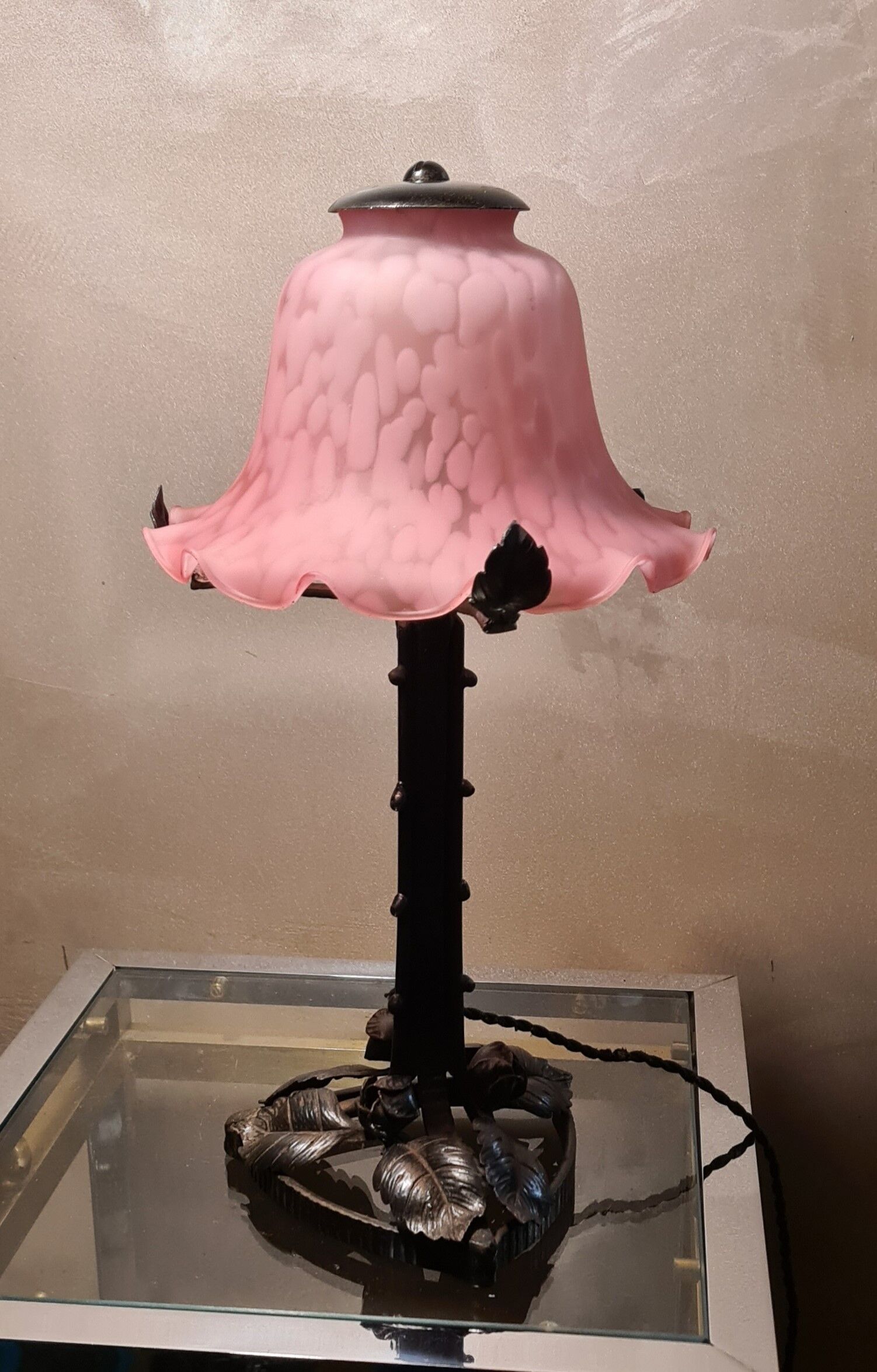 Wrought iron lamp 1920 a40