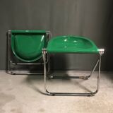 Pair of folding stools.