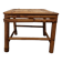 Vintage Turtle Color Bamboo Plant Table, mid century