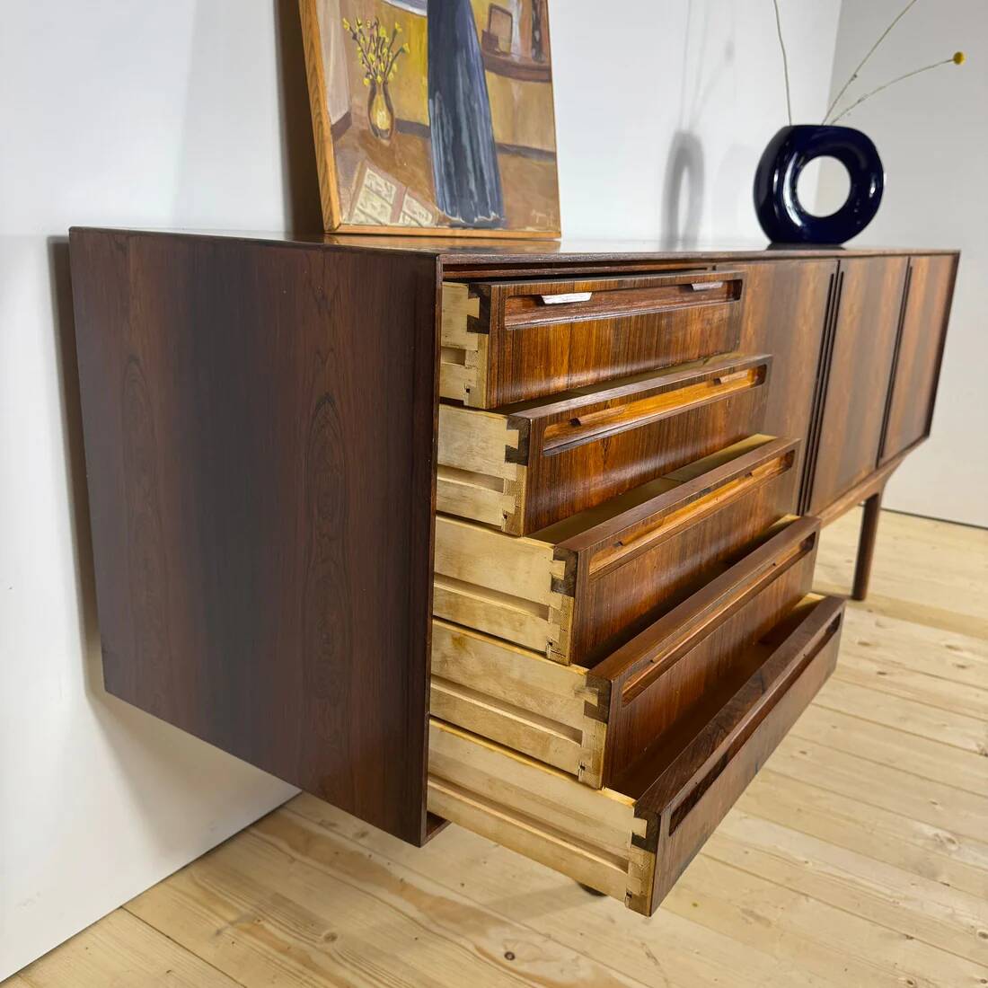Danish buffet in rosewood – mid-century modern design, 1960.