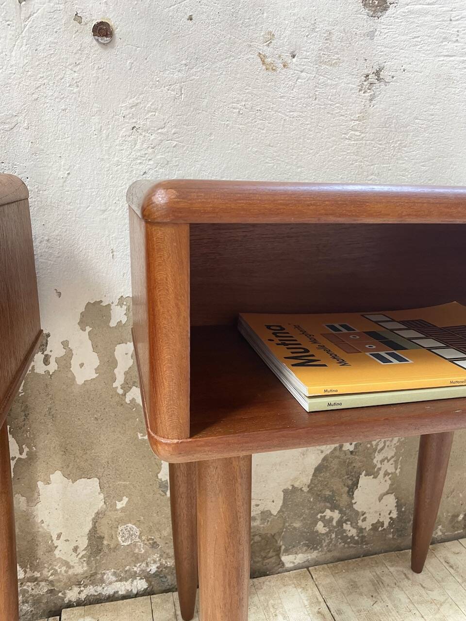 Paire de chevet scandinave en teck