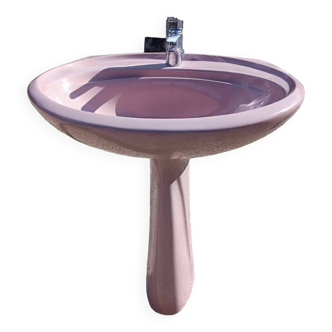 Lavabo rose Vintage Années 70