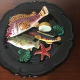 Ceramic dish trompe l'oeil