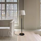 Modern mid-century floor lamp by Aage Petersen, for Le Klint, Denmark, 1970s.