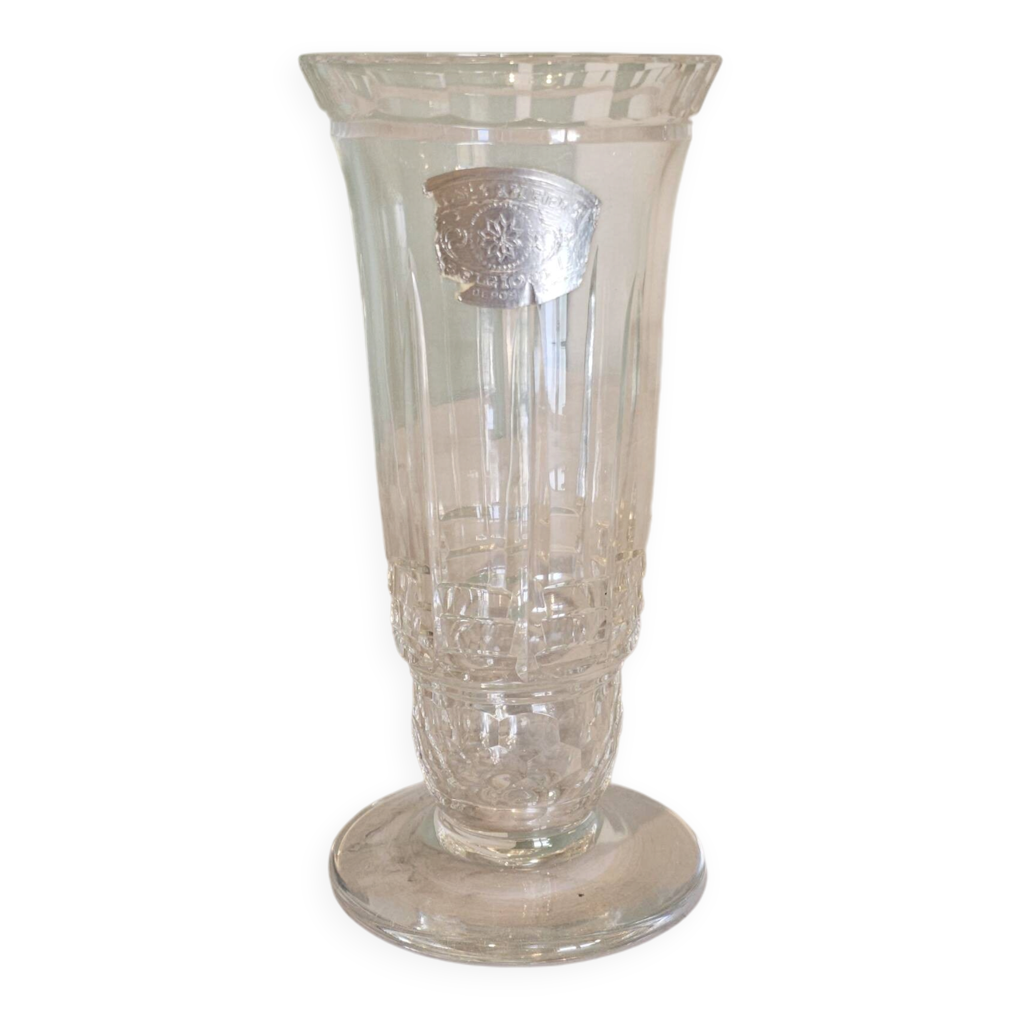 Saint Lambert crystal vase
