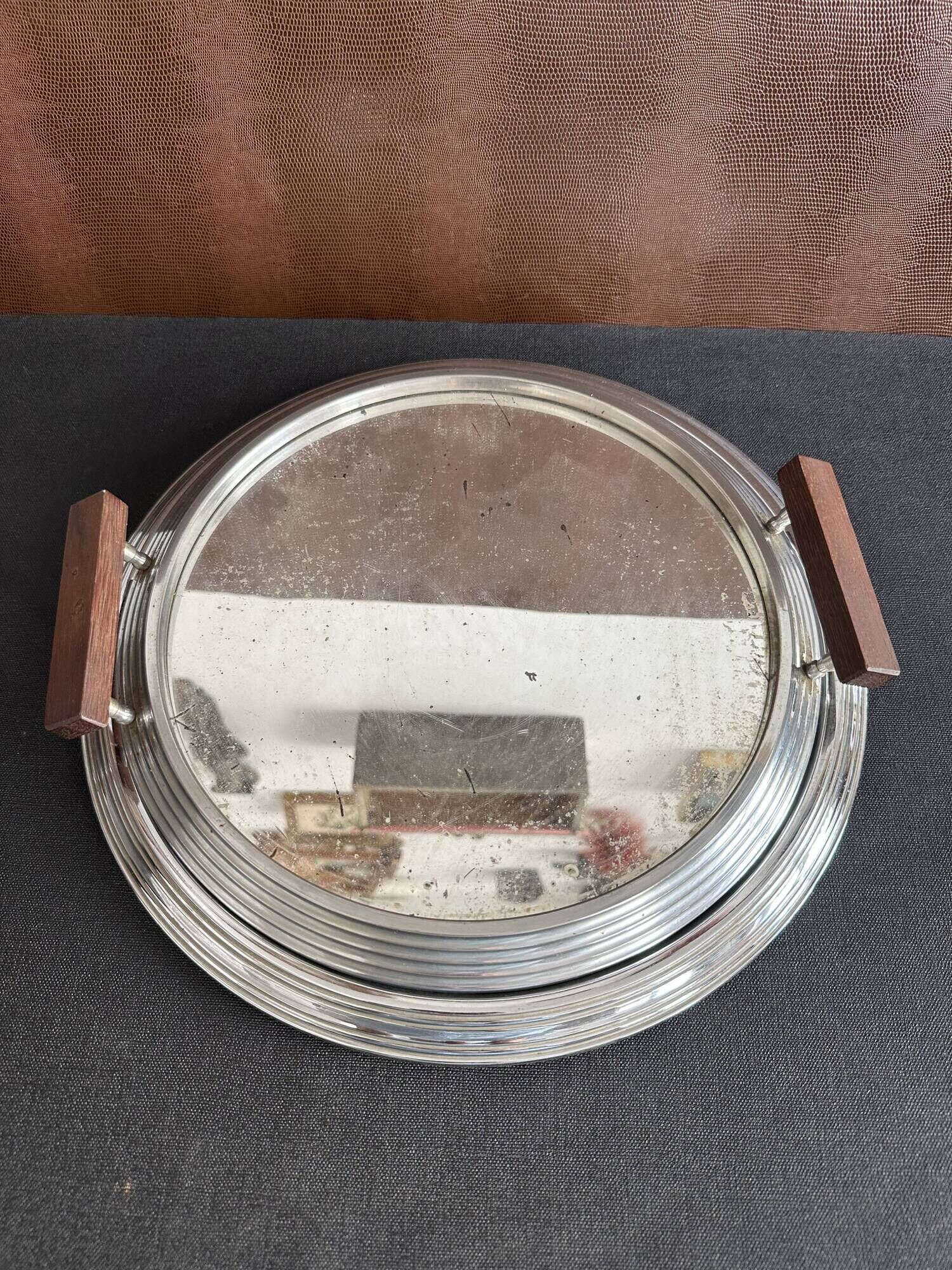 Nested mirror trays Art Deco 1930s