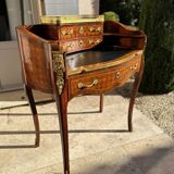 Sublime mid-tier Transition style desk, inlaid, 19th century