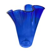 Murano Italian handkerchief vase