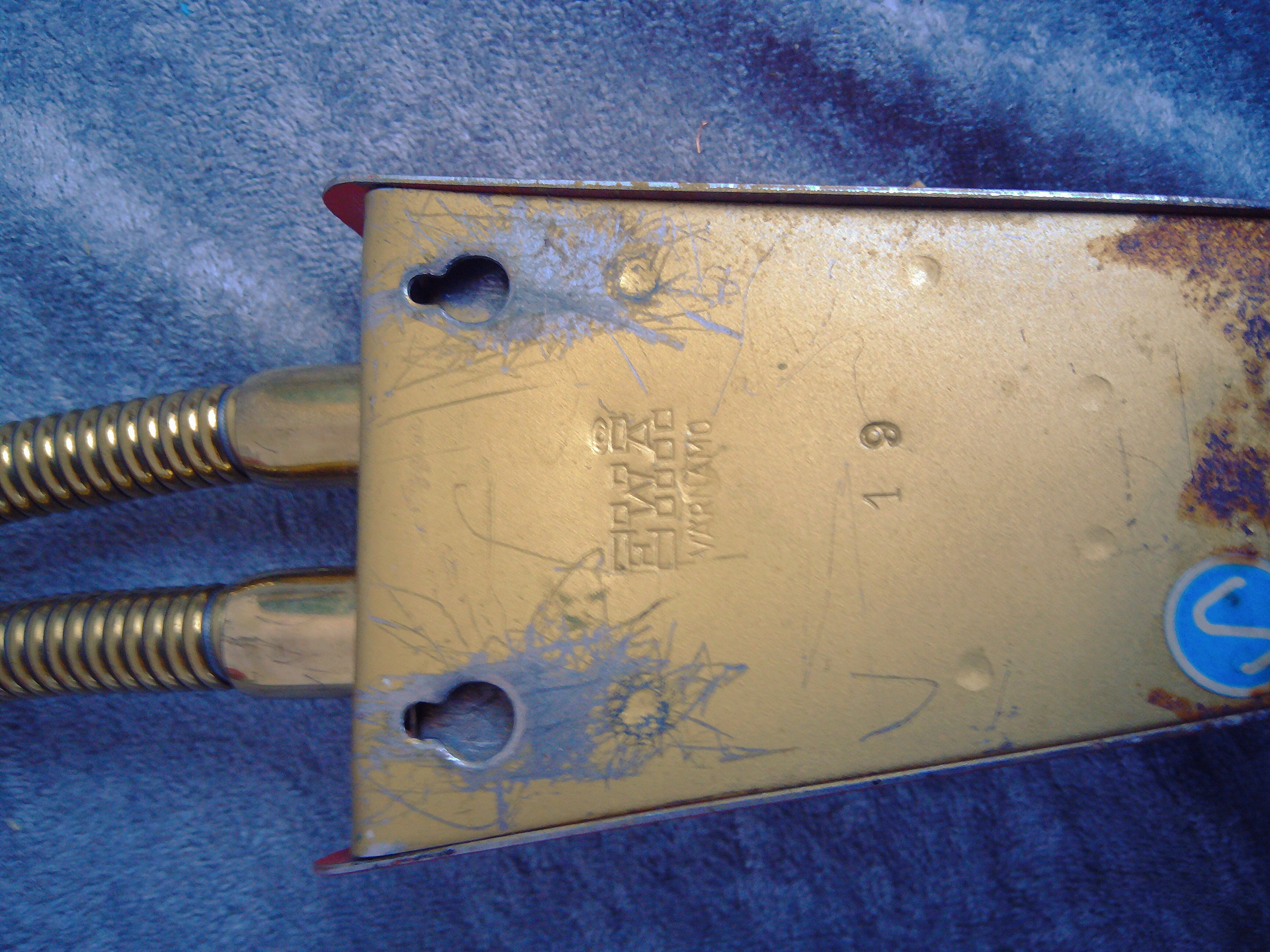 Midcentury double wallamp by Erik Wärnå for EWÅ, Värnamo, Sweden. 1950's.