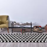 2x10 Checkered Moroccan Runner Rug 70x302Cm SK 242433
