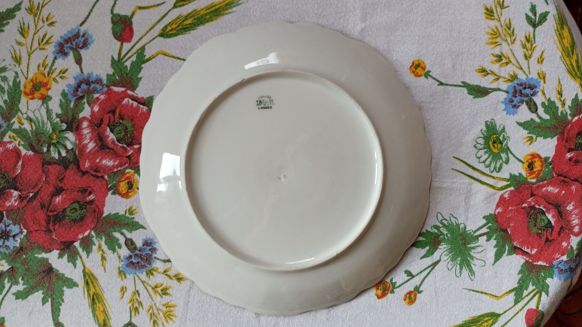 Plate n°2 - Limoges porcelain by Balleroy, Mandavy and de Mavaleix