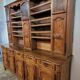Clock cabinet from the Louis XV period in walnut and elm, fully carved.