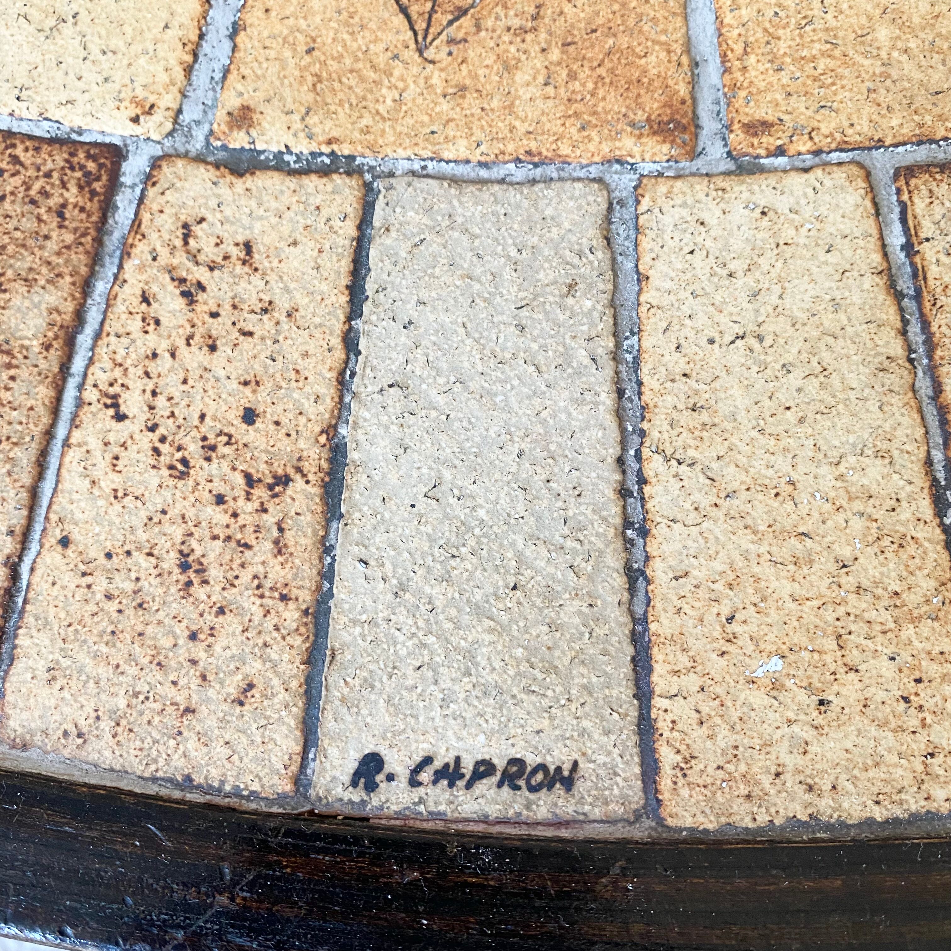 Vintage coffee table Roger capron