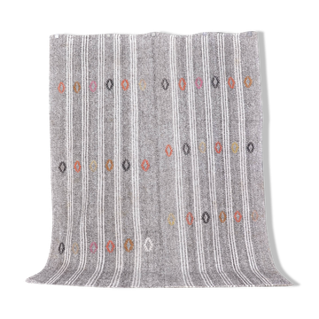Oushak Turkish Stripe Kilim Rug skuc304