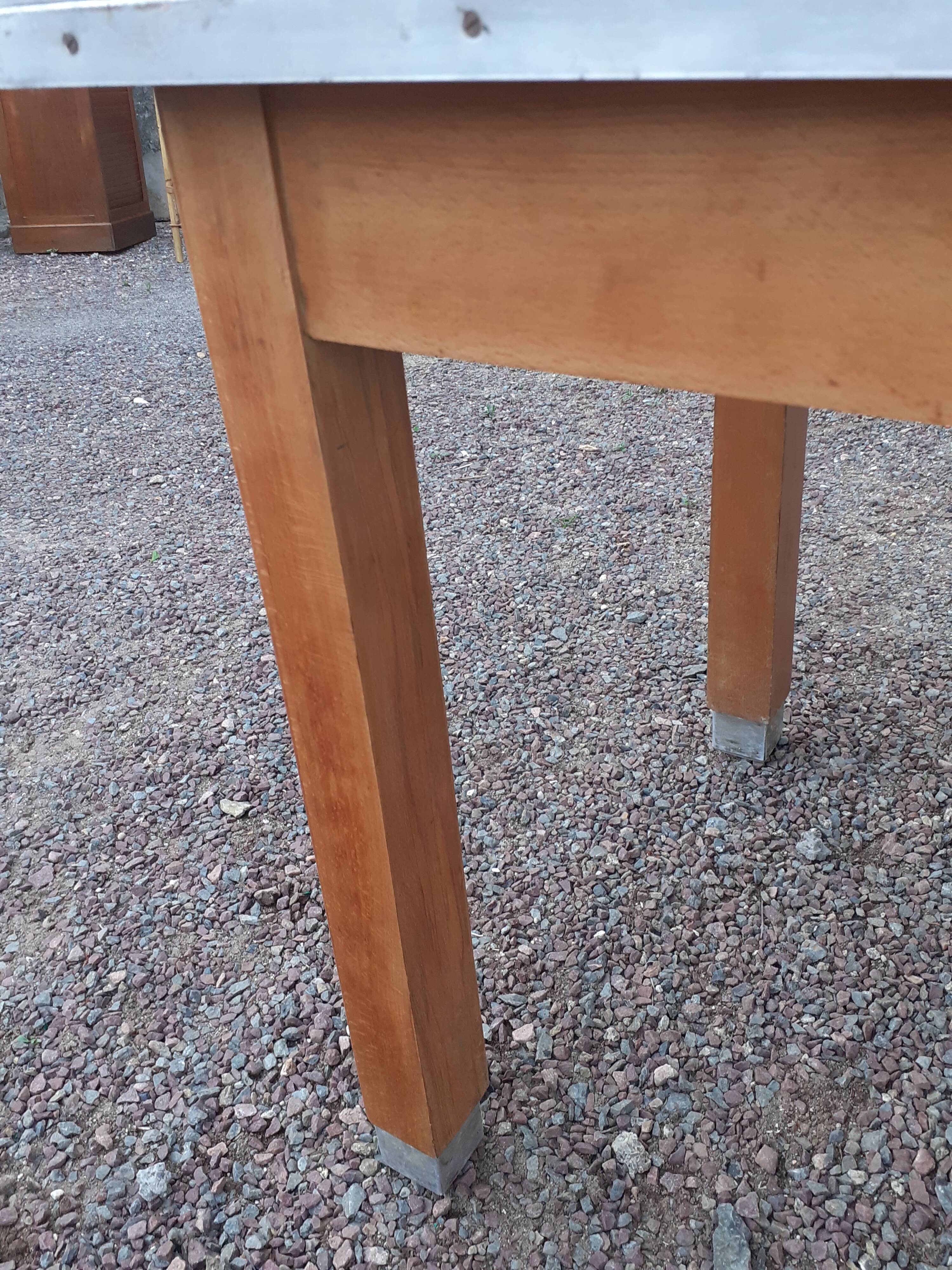 Vintage wooden formica kitchen table