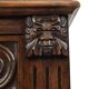 Vintage Carved Oak Cabinet/Chest of Drawers with Mythical Figures