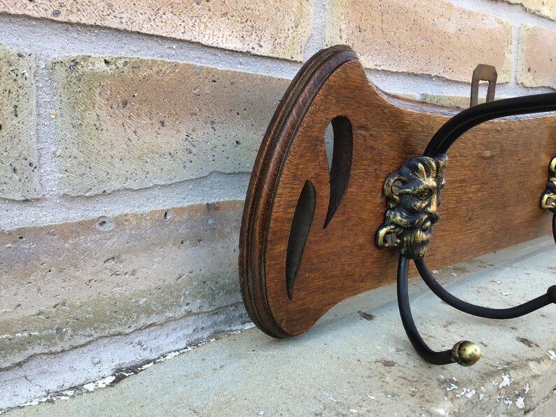 1930 art deco patères wall coat holder
