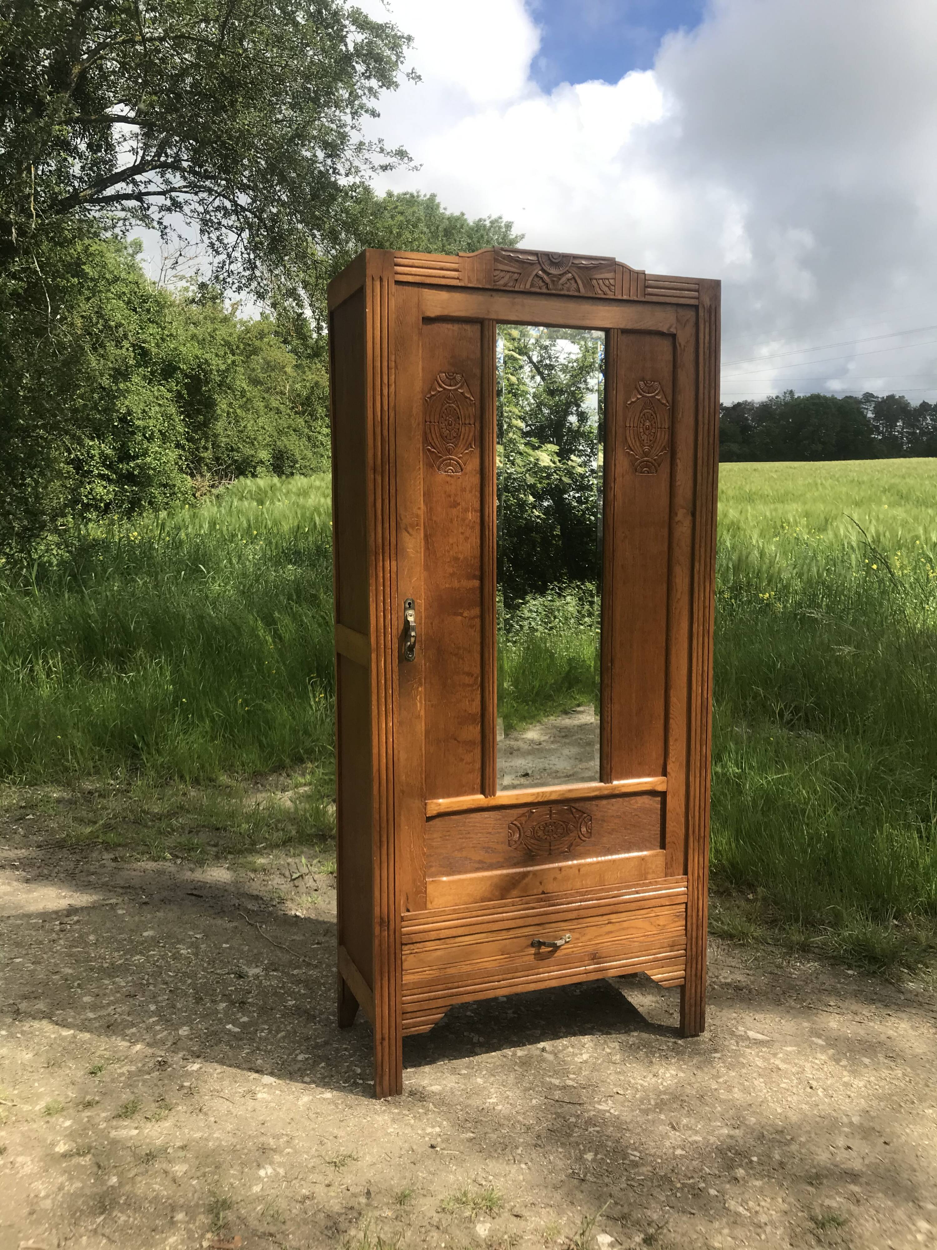 Parisian art deco wardrobe