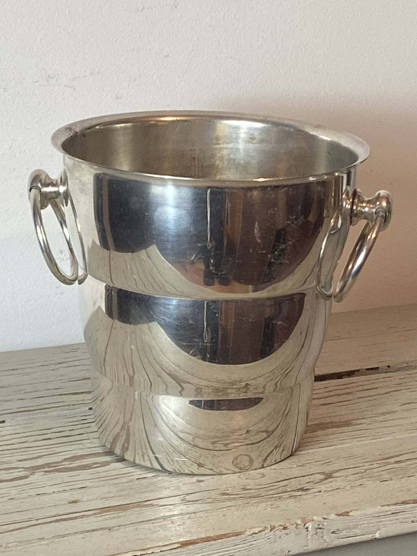 Silver-plated champagne bucket