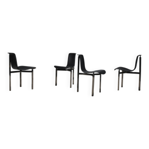 chaises en cuir à trois