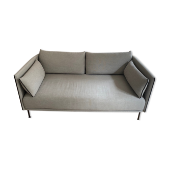HAY sofa grey silhouette 2 seats