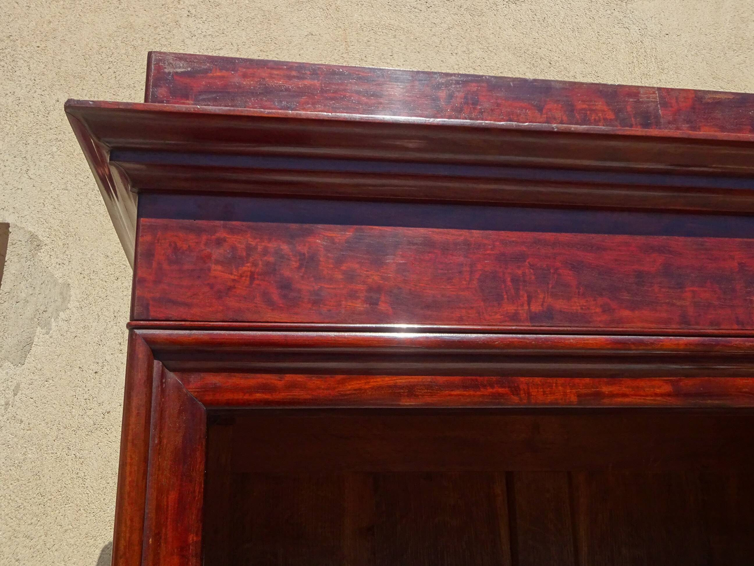Mahogany bookcase