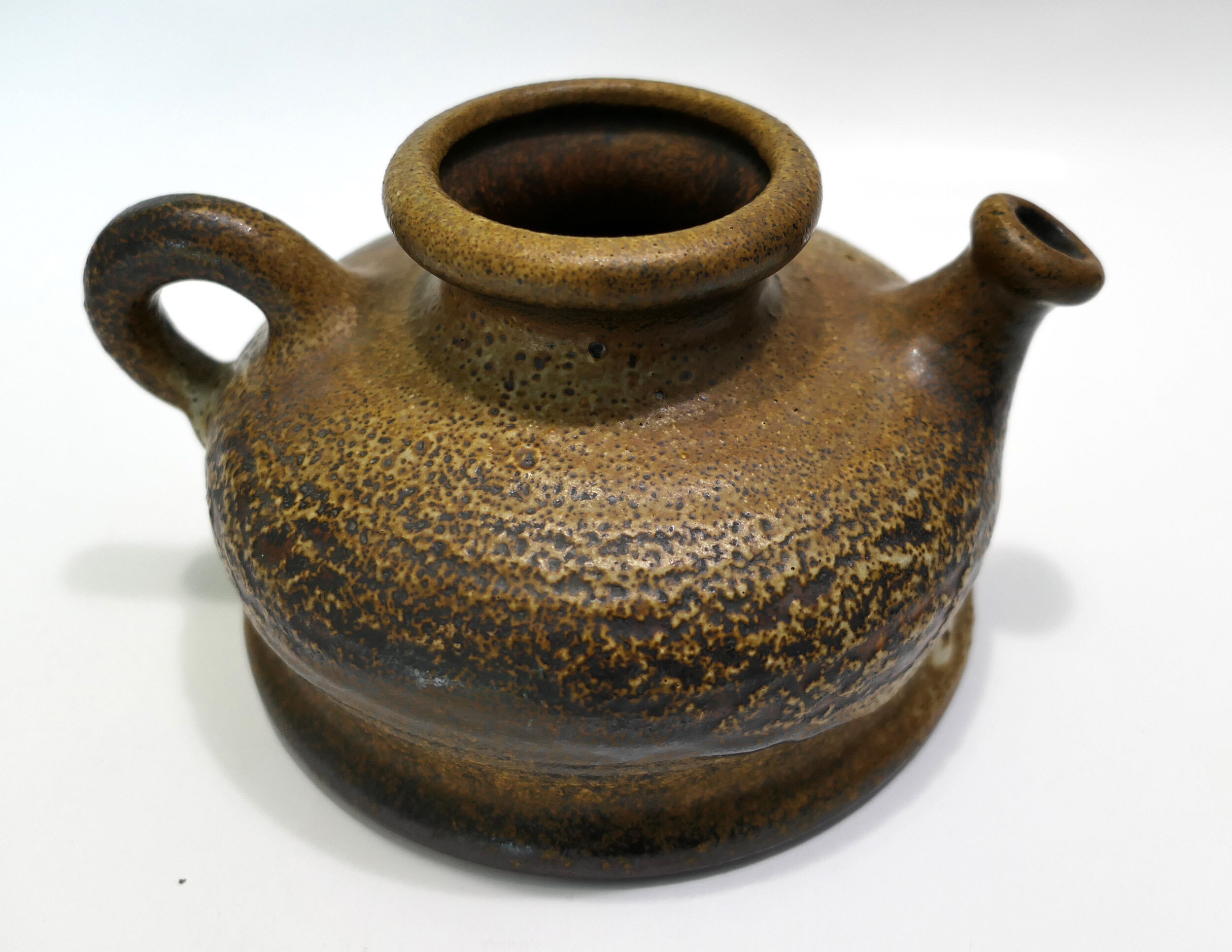 Modernist brutalist ceramic pot 1960s