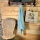 Walnut coat / towel holder 5 brass hooks 1900