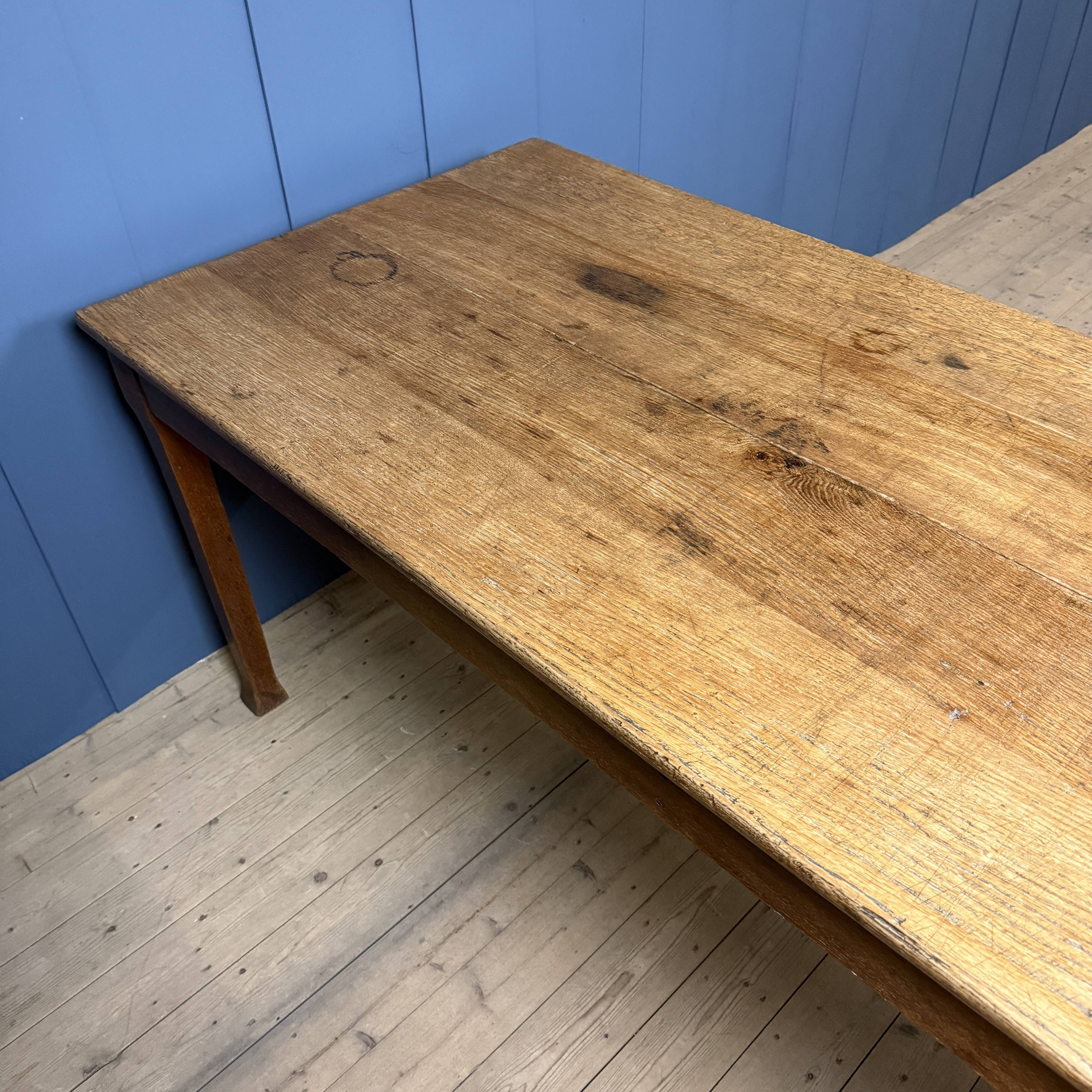German oak coffee table
