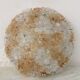 Wonderful Orange and Transparent Murano Glass Ceiling Light Flower by Seguso