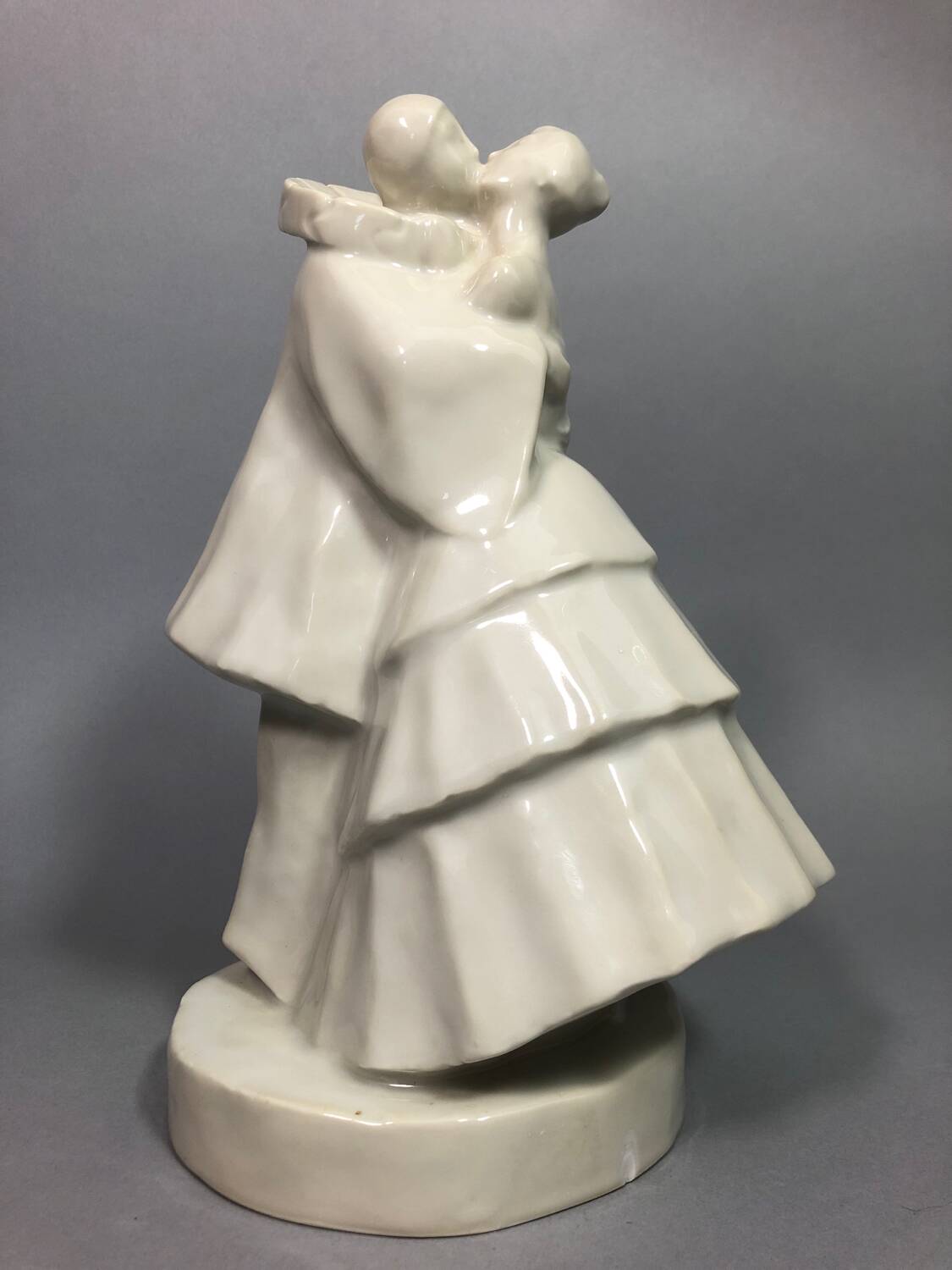 THE KISS by Edouard Marcel Sandoz in Haviland Limoges porcelain