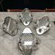 Venetian wall lights with Baccarat crystal mirror.